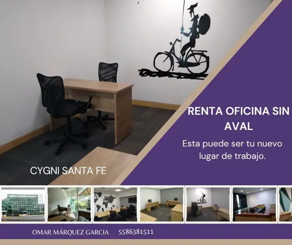 Oficina en El Piru Santa Fe, Álvaro Obregón, Ciudad de México