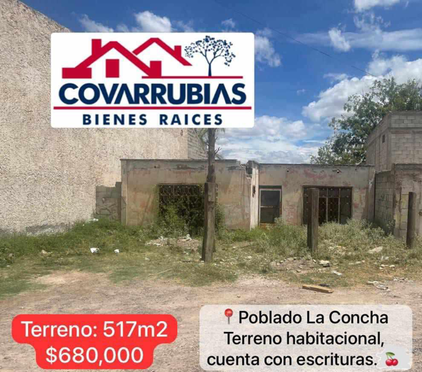 Terreno en venta en La Concha, Torreón, Coahuila de Zaragoza