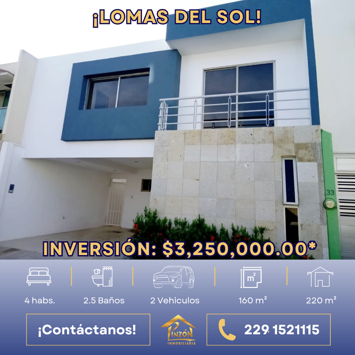 Casa en venta en Lomas del Sol, Alvarado — foto 1 de 15
