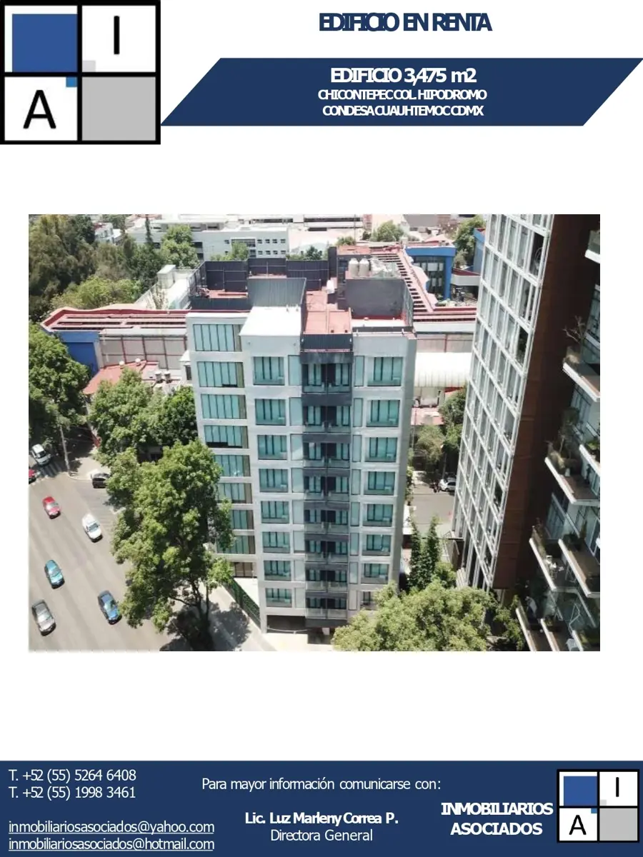 Edificio en renta en Hipódromo Condesa, Cuauhtémoc — foto 1 de 11