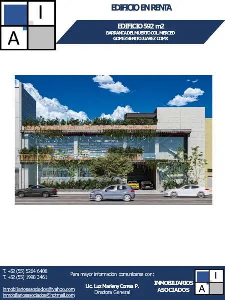 Edificio en renta en Merced Gomez, Benito Juárez, Ciudad de México