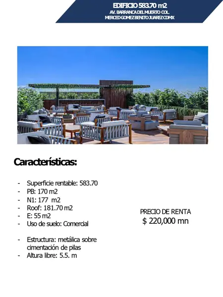 Edificio en renta en Merced Gomez, Benito Juárez — foto 2 de 2