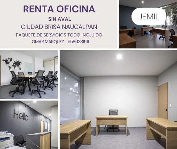 Oficina en Ciudad Brisa, Naucalpan de Juárez, México