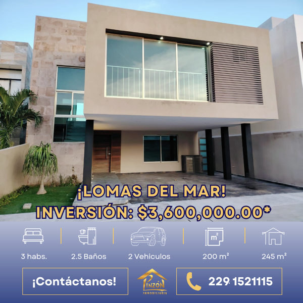 Casa en venta en Lomas del Sol, Alvarado, Veracruz de Ignacio de la Llave