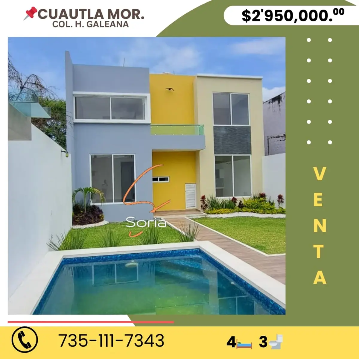 Casa en venta en Hermenegildo Galeana, Cuautla — foto 1 de 24