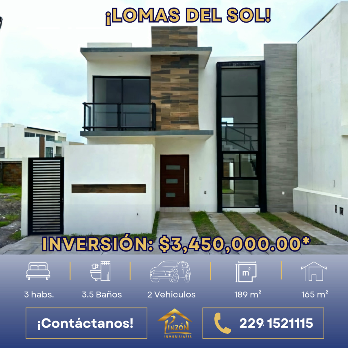Casa en venta en Lomas del Sol, Alvarado — foto 1 de 14