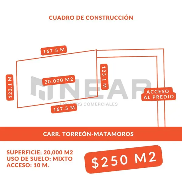 Terreno en venta en Ejido Santo Tomás, Matamoros — foto 2 de 2