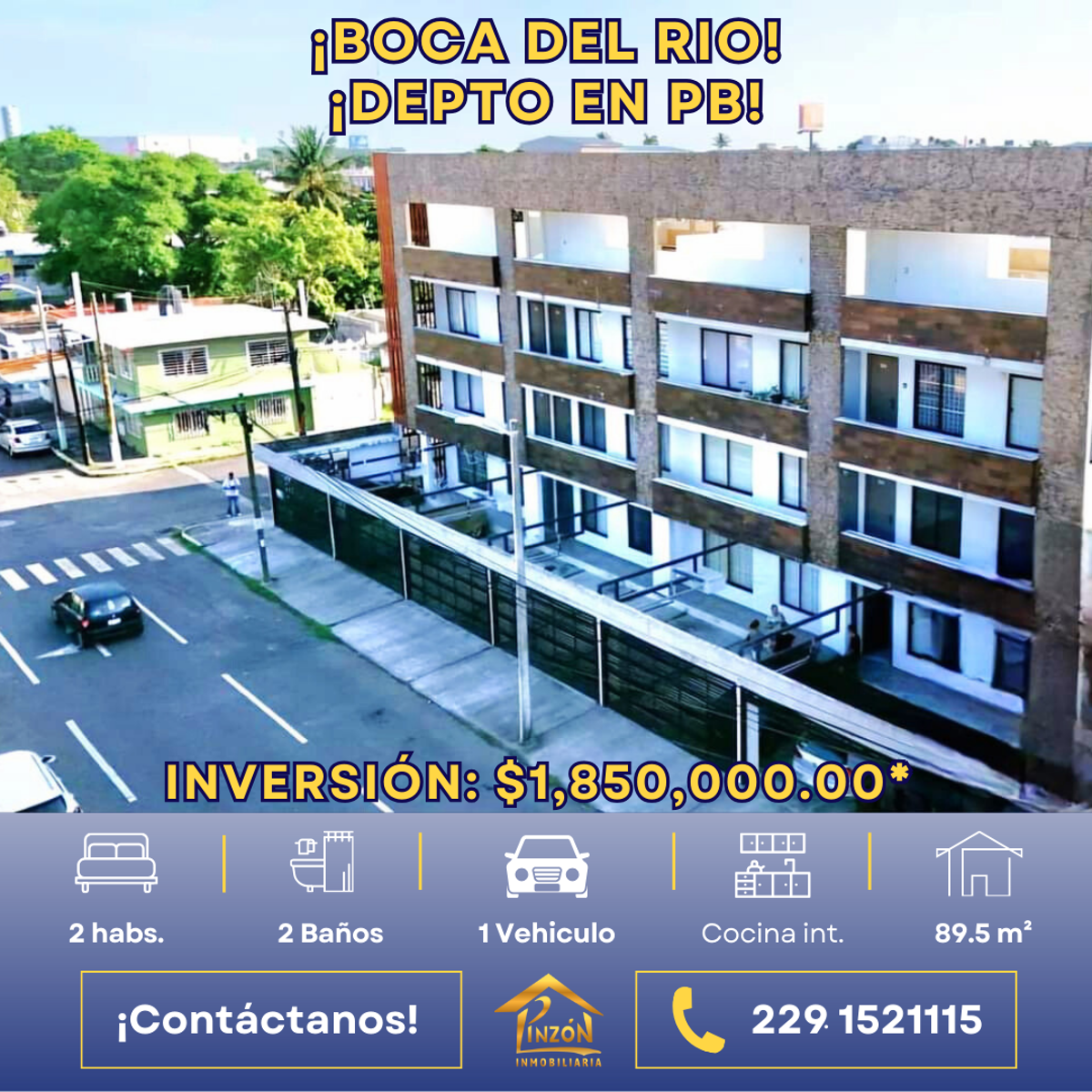 Departamento en venta en Boca del Rio Centro, Boca del Río — foto 1 de 5