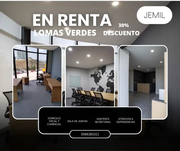 Oficina en Lomas Verdes 6a Sección, Naucalpan de Juárez, México