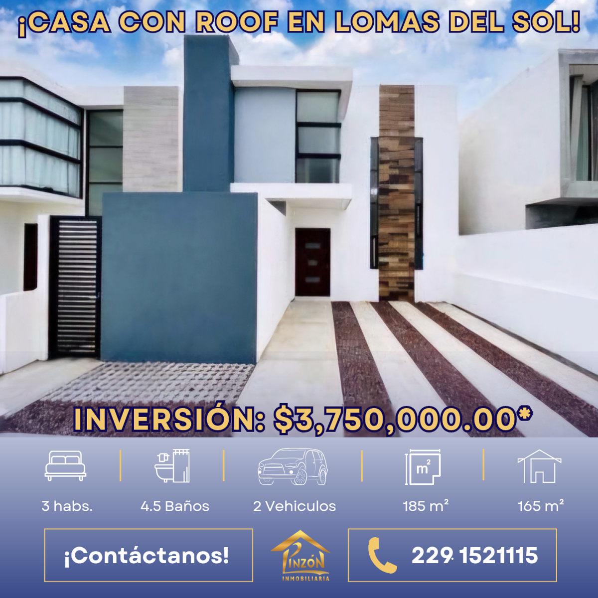 Casa en venta en Lomas del Sol, Alvarado — foto 1 de 14
