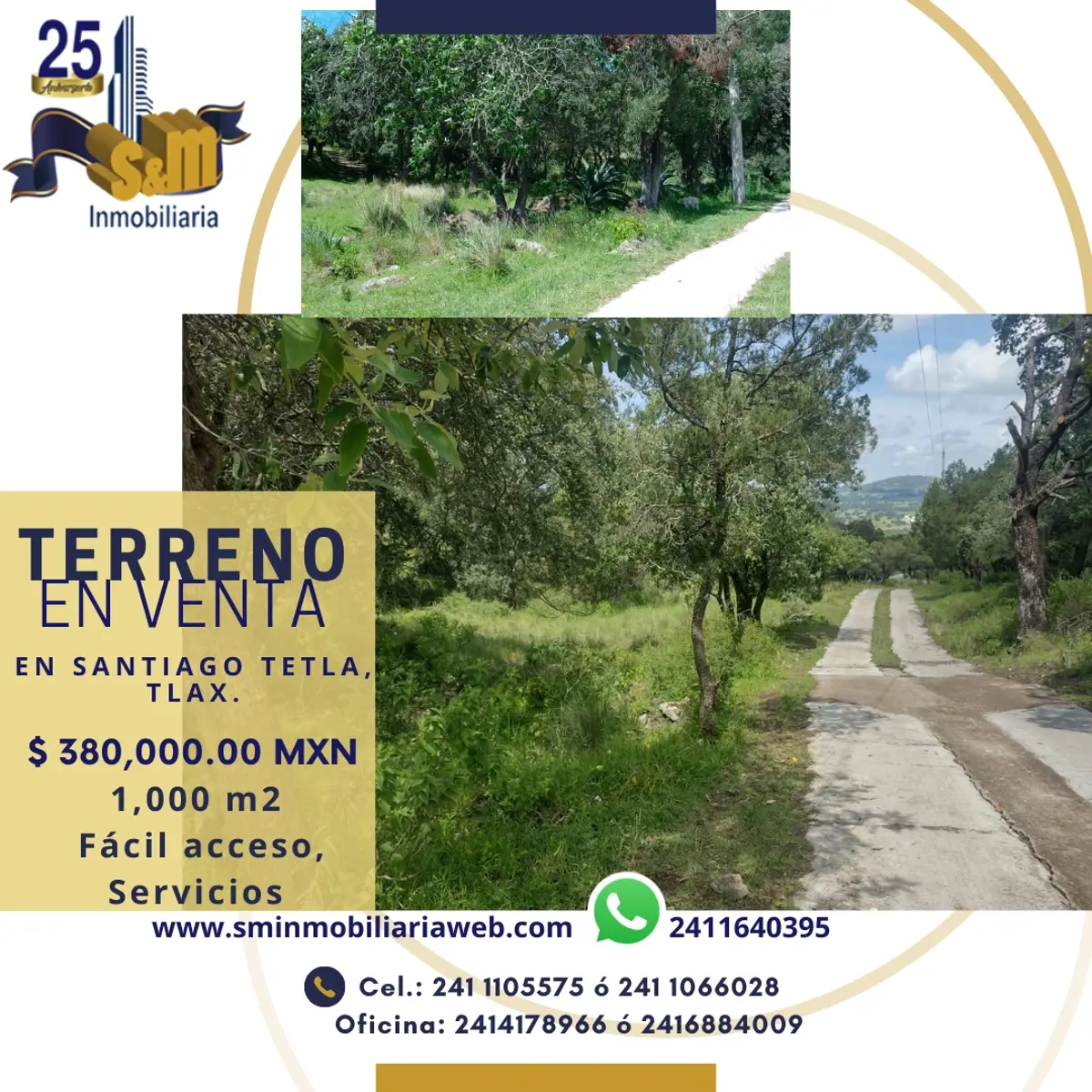 Terreno en venta en Ocotitla 3ra Secc, Tetla de la Solidaridad — foto 1 de 15
