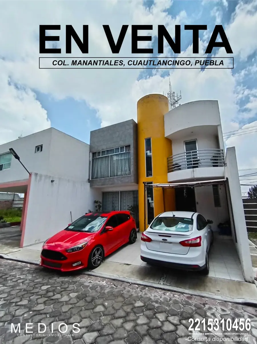 Casa en venta en Manantiales, San Pedro Cholula — foto 1 de 15