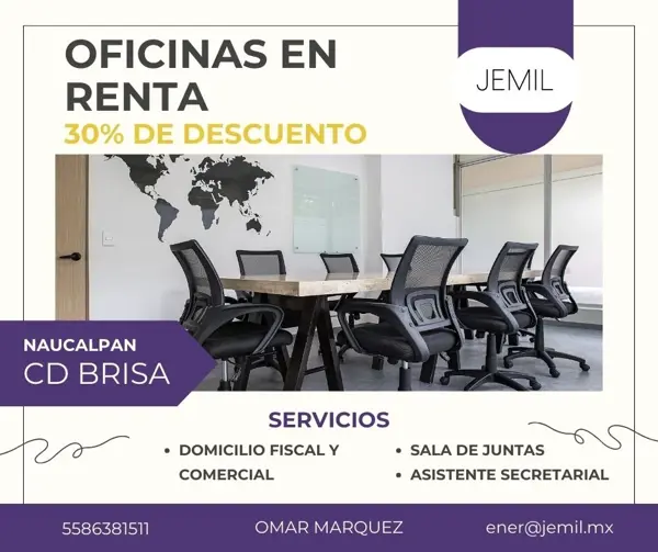 Oficina en Ciudad Brisa, Naucalpan de Juárez, México