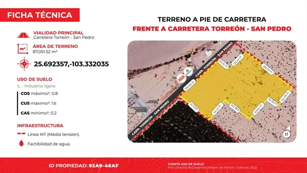 Terreno en venta en Hormiguero, Matamoros — foto 3 de 9