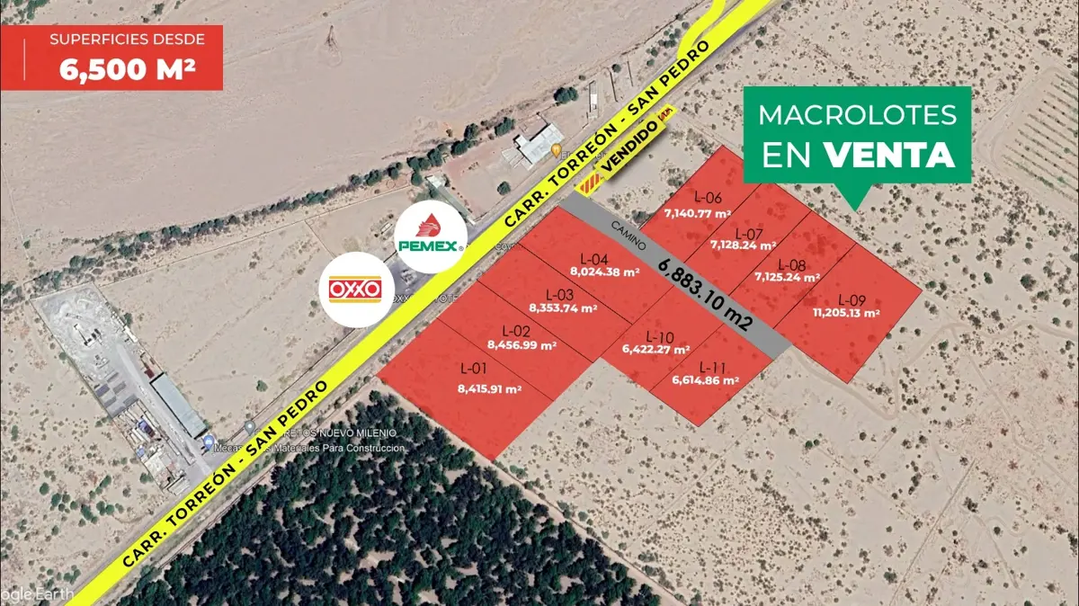 Terreno en venta en Hormiguero, Matamoros — foto 1 de 9