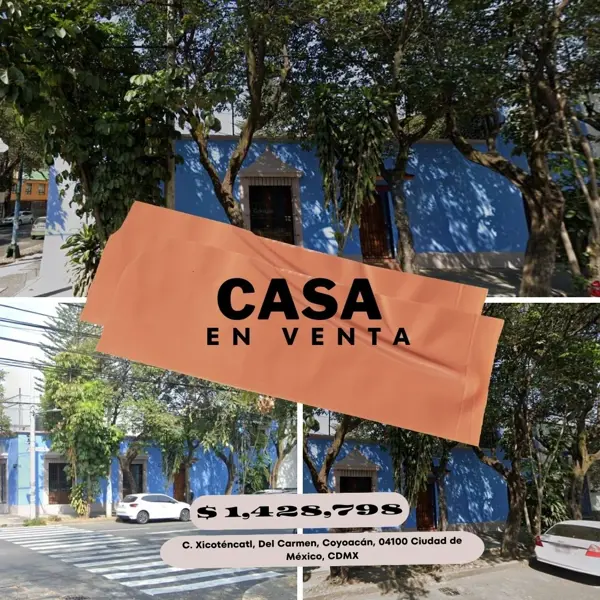Casa en Del Carmen, Coyoacán, Ciudad de México