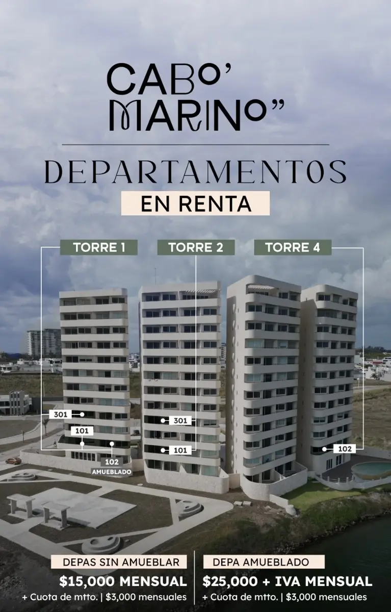 Departamento en renta en Playas del Conchal, Alvarado — foto 1 de 13
