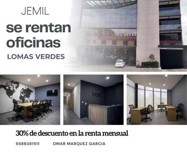 Oficina en Lomas Verdes 6a Sección, Naucalpan de Juárez, México