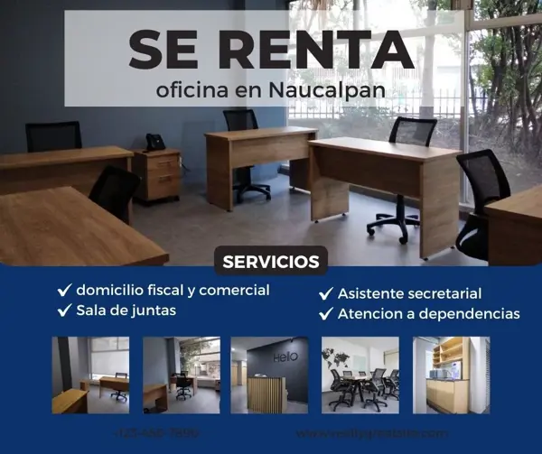 Oficina en Ciudad Brisa, Naucalpan de Juárez, México