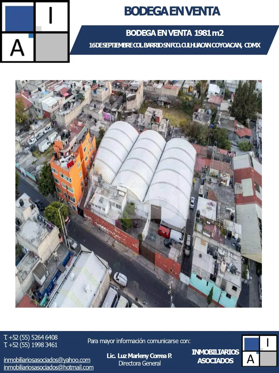 Bodega en venta en San Francisco Culhuacán Barrio de San Francisco, Coyoacán — foto 1 de 10