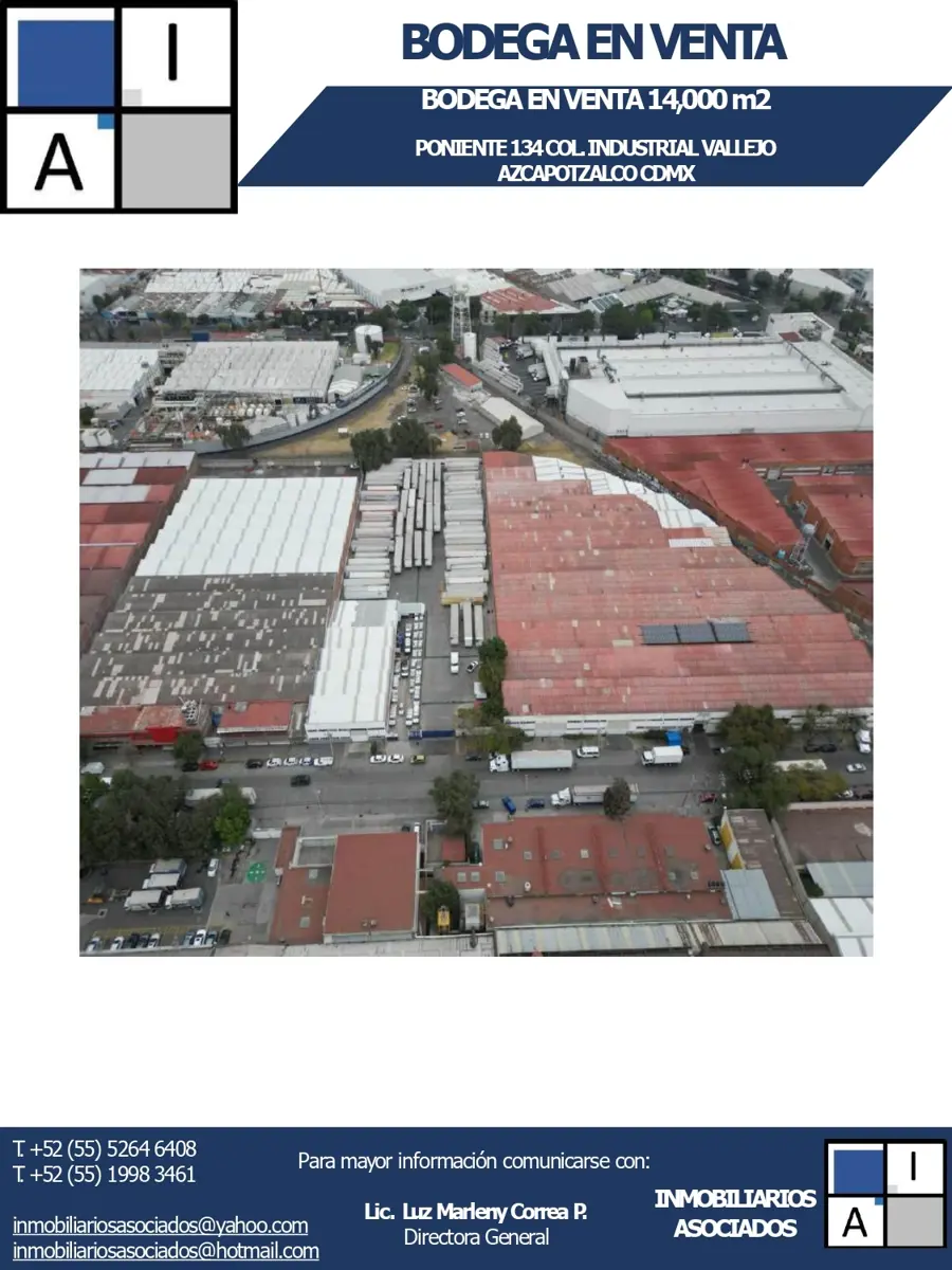 Bodega en venta en Industrial Vallejo, Azcapotzalco — foto 1 de 7