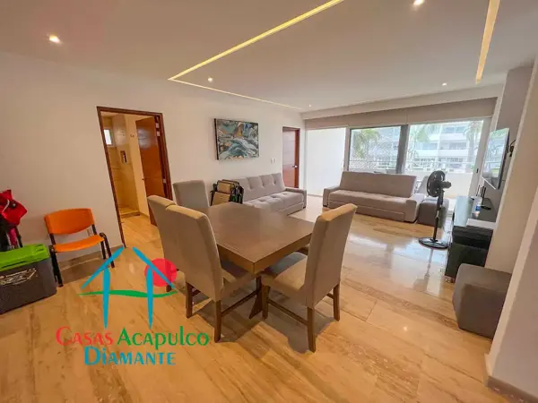 Exclusivo departamento en condominio con club de playa