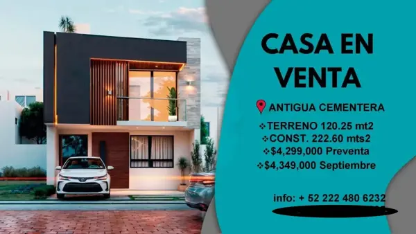 Casa en Zona Cementos Atoyac, Puebla, Puebla