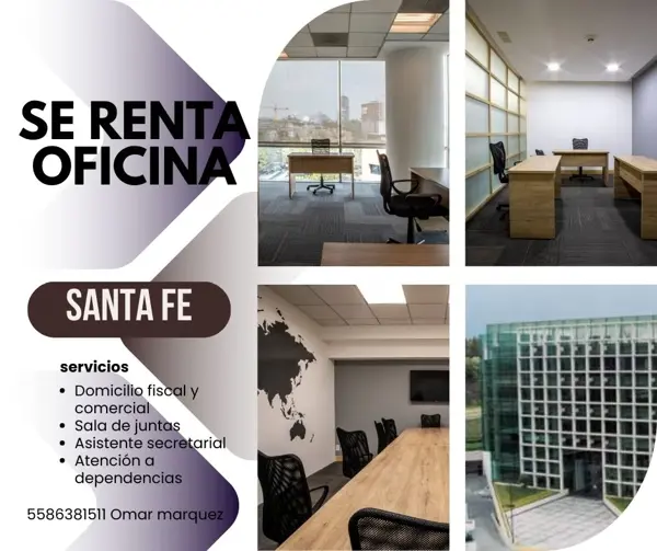 Oficina en El Piru Santa Fe, Álvaro Obregón, Ciudad de México