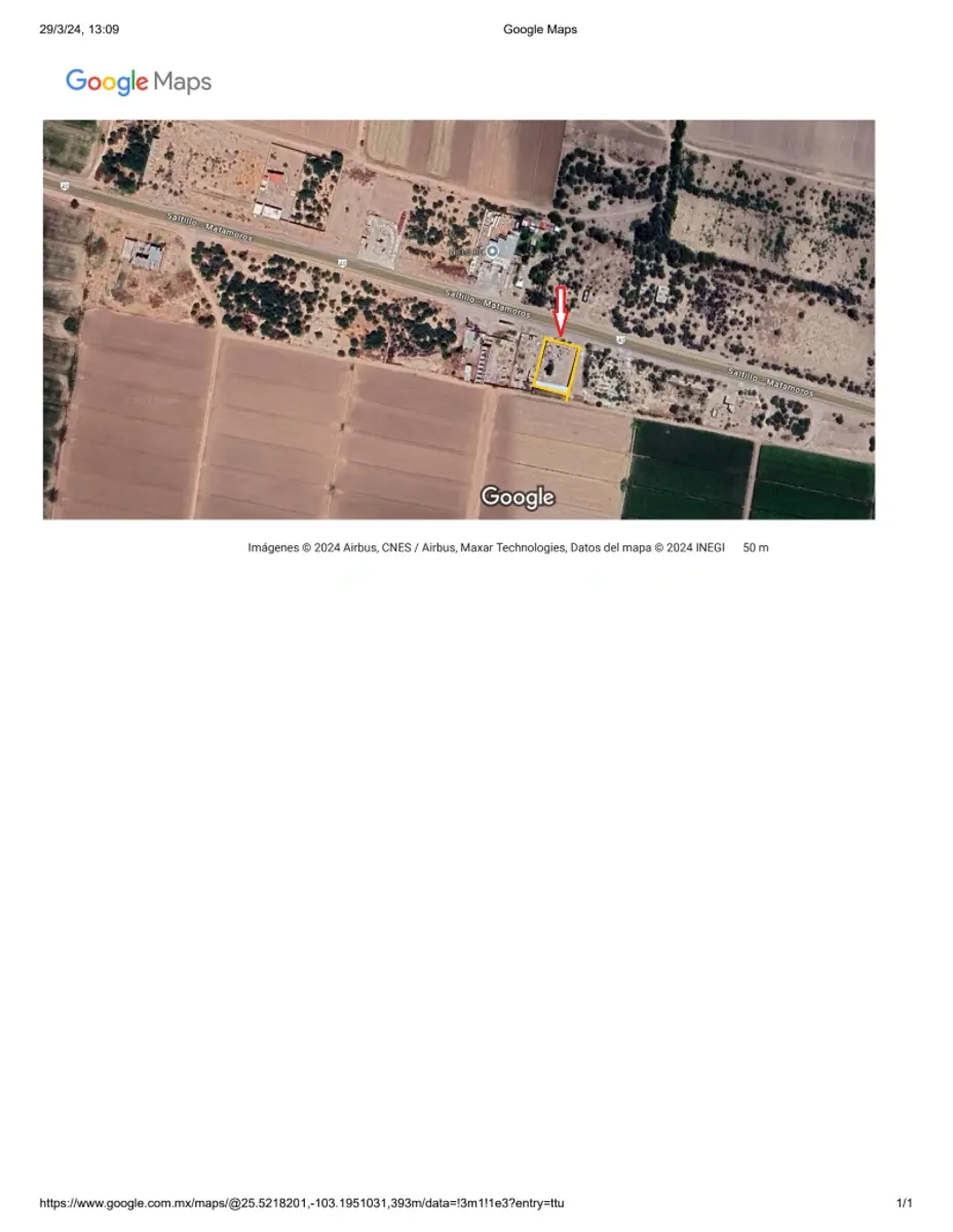Terreno en renta en Báscula la Sandillita, Matamoros — foto 1 de 7
