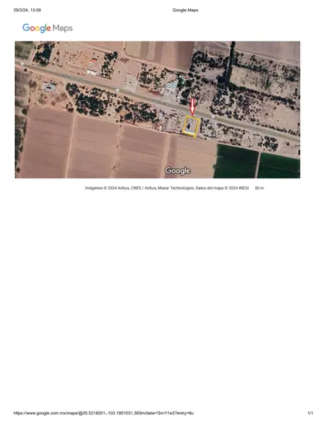 Terreno en renta en Báscula la Sandillita, Matamoros, Coahuila de Zaragoza
