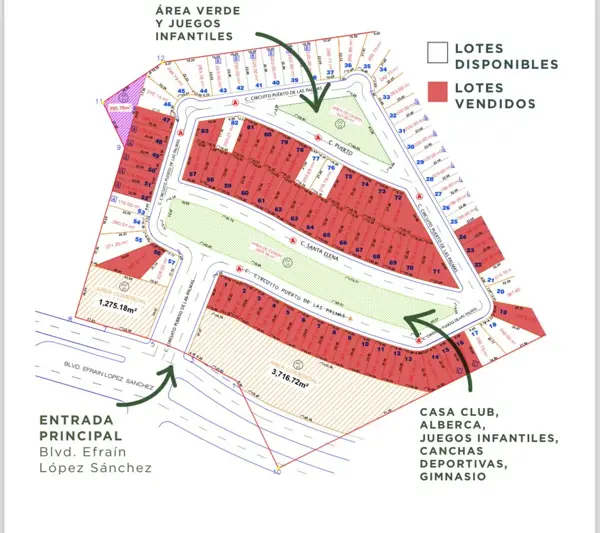 Terreno en venta en Residencial Palma Real, Torreón — foto 3 de 4