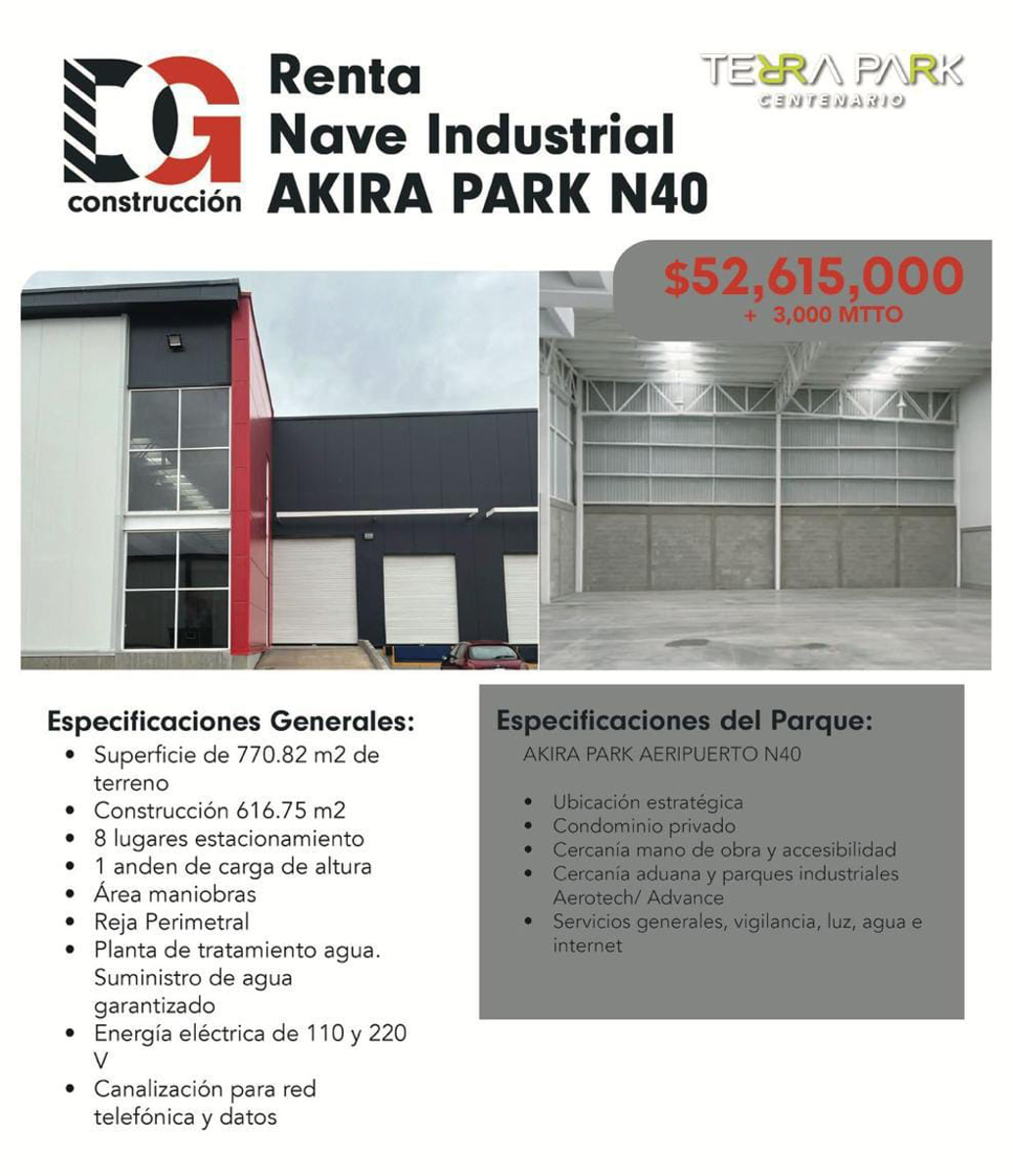 Nave en renta en La Griega, El Marqués