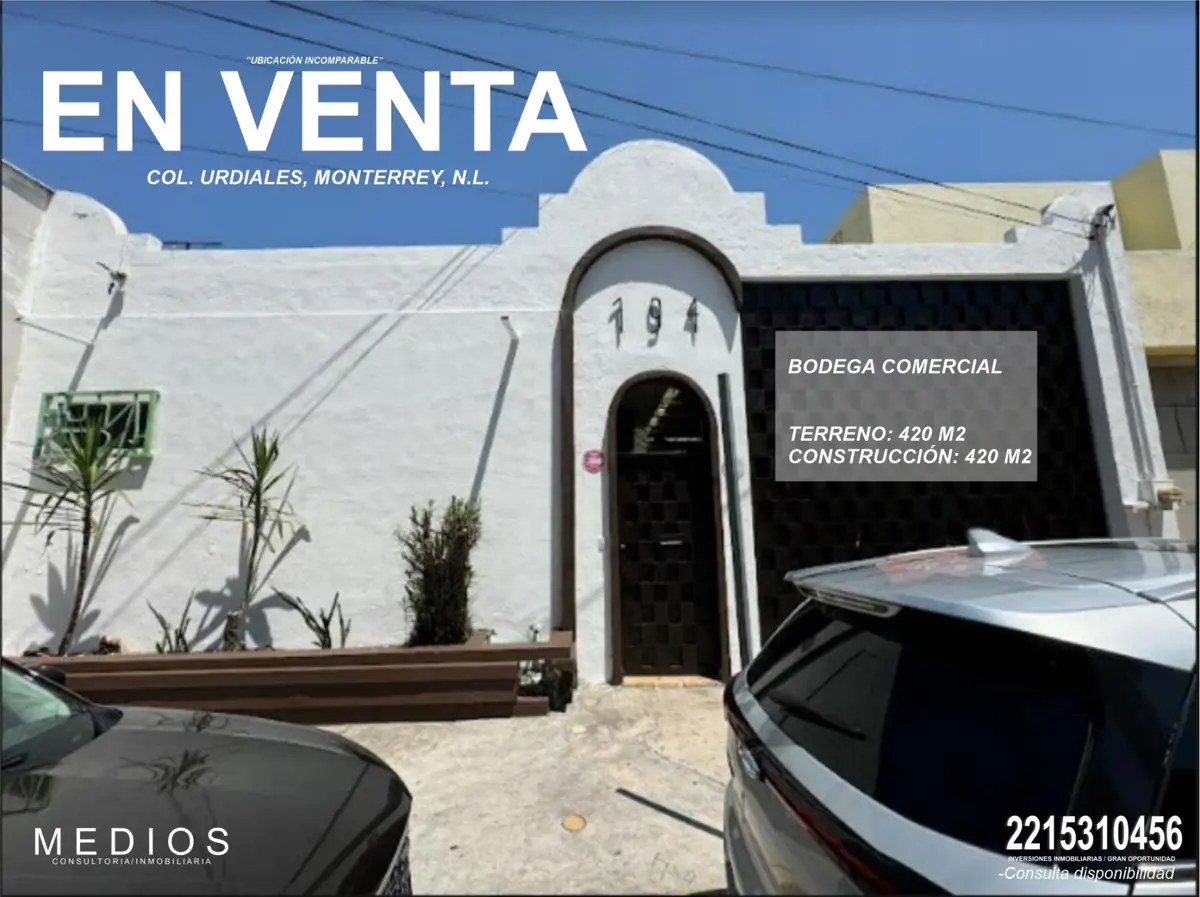 Bodega en venta en Urdiales, Monterrey — foto 1 de 10