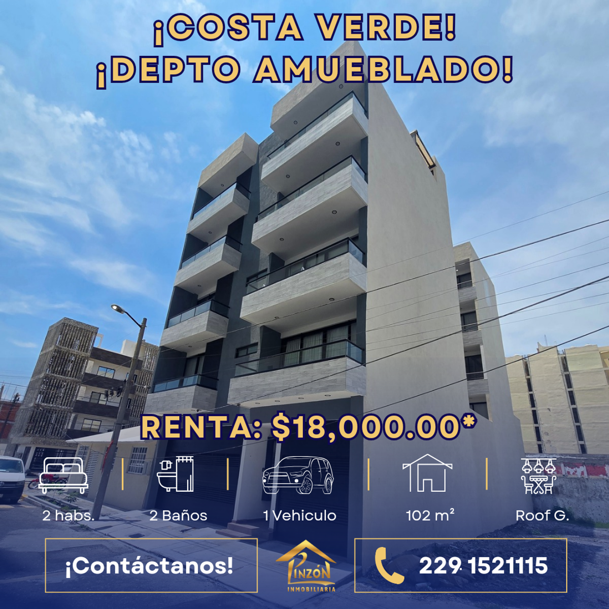 Departamento en renta en Costa Verde, Boca del Río — foto 1 de 14