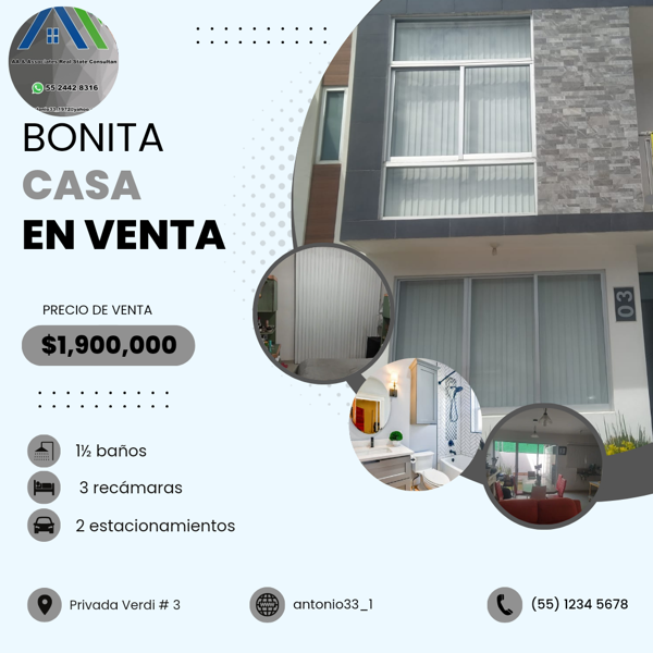 Casa en Vitalia, Tecámac, México