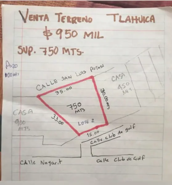 Terreno en venta en Paraíso Tlahuica, Ayala, Morelos