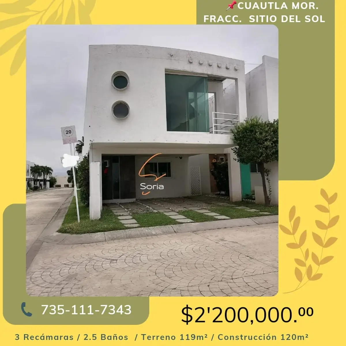 Casa en venta en Sitio del Sol, Cuautla — foto 1 de 17