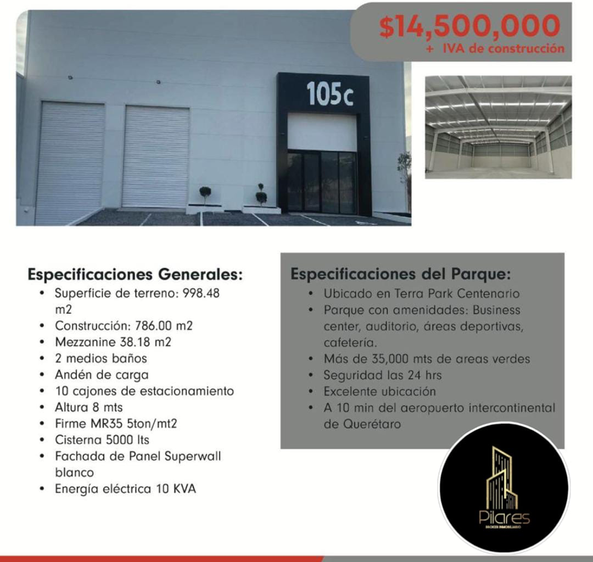 Nave en venta en Terra Park Centenario, El Marqués