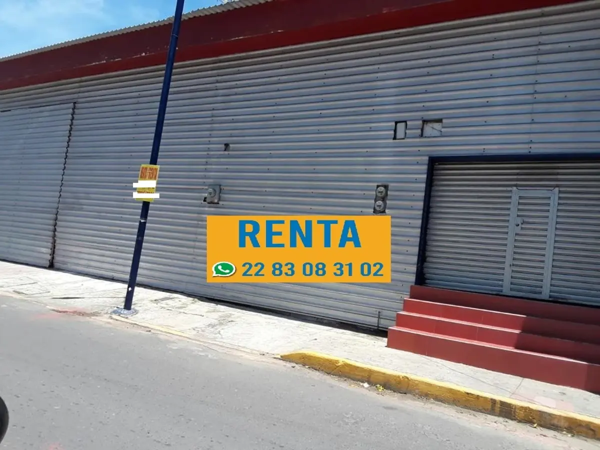 Bodega en renta en Luis Echeverria Álvarez, Boca del Río — foto 1 de 11