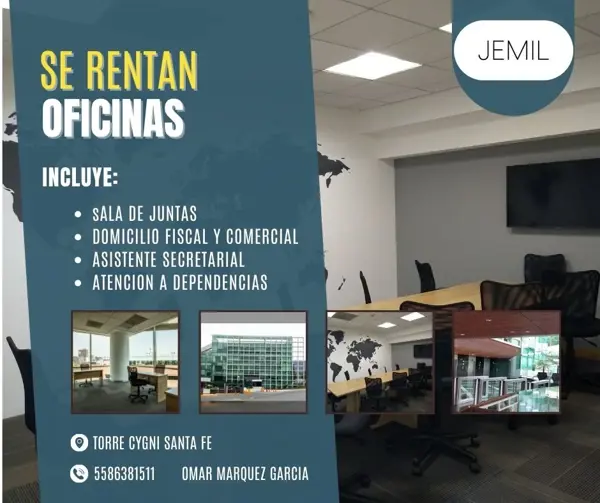 Oficina en El Piru Santa Fe, Álvaro Obregón, Ciudad de México