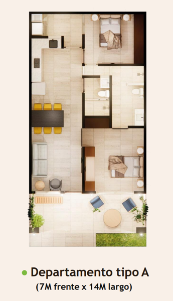 Departamento en venta en Santa Fe, Torreón — foto 2 de 9