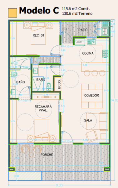 Departamento en venta en Santa Fe, Torreón — foto 2 de 9