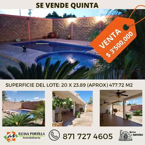 Quinta en venta en Ignacio Allende, Torreón, Coahuila de Zaragoza