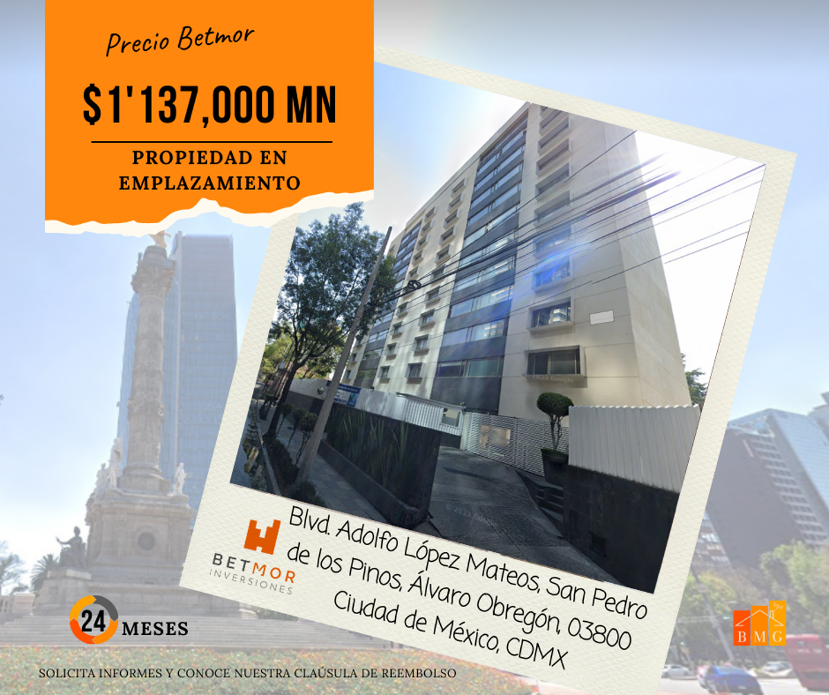 Departamento en venta en San Pedro de los Pinos, Álvaro Obregón — foto 1 de 12