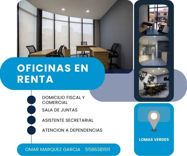 Oficina en Lomas Verdes 6a Sección, Naucalpan de Juárez, México