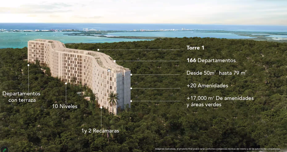 Departamento en venta en Ya Ax Tulum, Tulum — foto 1 de 14