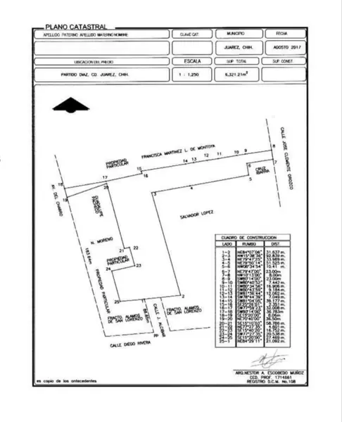 Terreno en venta en Juarez, Juárez — foto 3 de 3