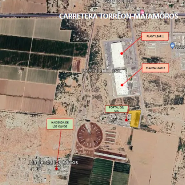 Terreno en venta en Portal del Sol, Matamoros — foto 2 de 5
