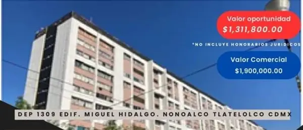 Departamento en Nonoalco Tlatelolco, Cuauhtémoc, Ciudad de México