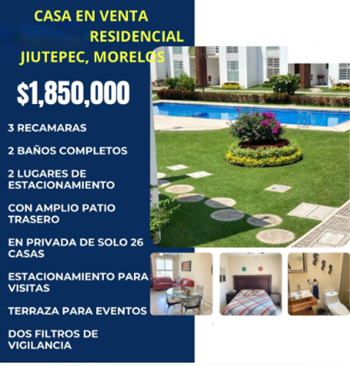 Casa en venta en Centro Jiutepec, Jiutepec